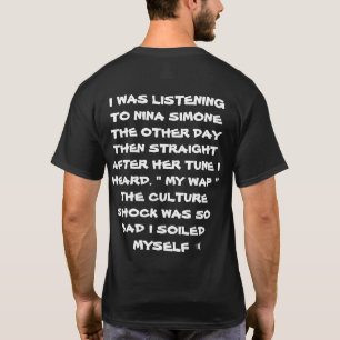 T-SHIRT J'ÉCOUTAIS NINA SIMONE L'AUTRE JOUR