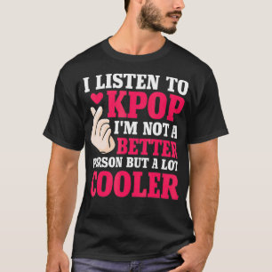 T-shirt J'écoute Kpop Merch Kpop Merchandise Cadeau