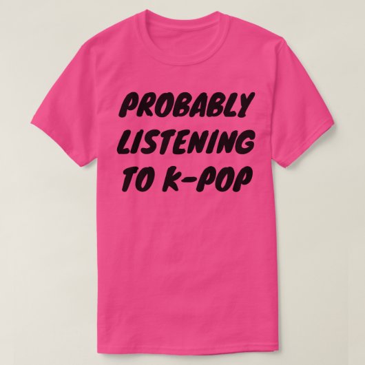 T-shirt J'Écoute Probablement KPop (Design devant)