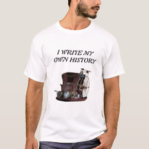 T-shirt J'Écris Ma Propre Histoire Steampunk Casquette, Vi