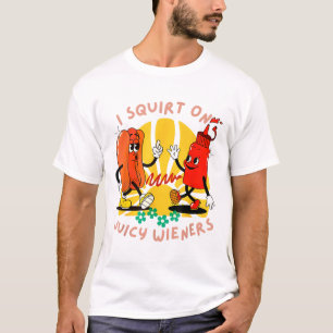 T-shirt J'Écris Sur Des Épouses Juteuses Humour Adulte _2