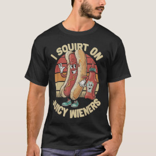 T-shirt J'Écris Sur Jicy Wieners Mème Humour Sarcastique A