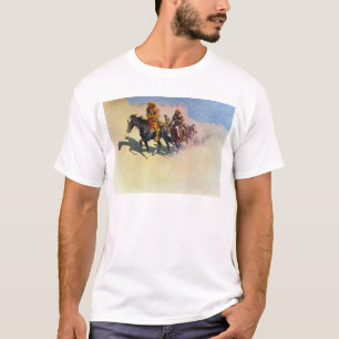 T-shirt Jedediah Smith faisant sa manière à travers le