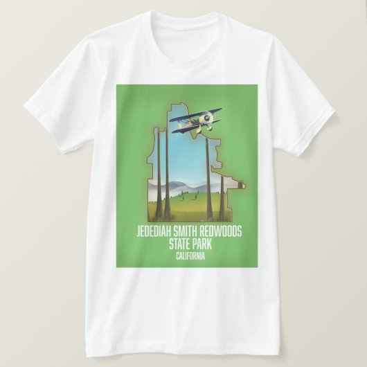 T-shirt Jedediah Smith Redwoods State Park (Design devant)