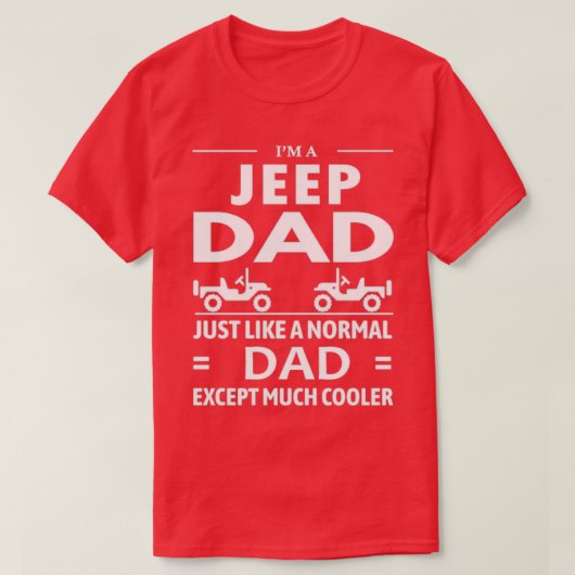 T-shirt JeepDadOffroading4x4OffRoadGift (Design devant)
