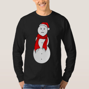 T-shirt Jeezy Snowman Mad Snowman Noël