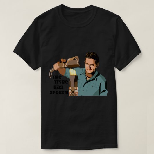 T-shirt Jeff Probst La Tribu A Parlé (Design devant)