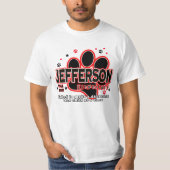T-shirt Jefferson élémentaire (Devant)