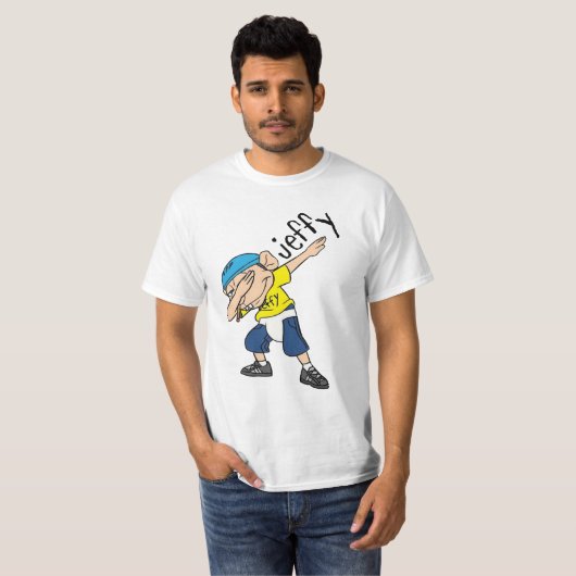 T-shirt Jeffy Dabbing Funny SML (Devant entier)