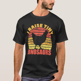 T-shirt J'Élevais De Petits Dinosaures Vintages Louveur De