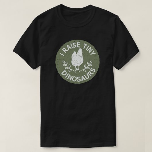 T-SHIRT J'ÉLÈVE DE PETITS DINOSAURS CHICKKLOVER (Design devant)