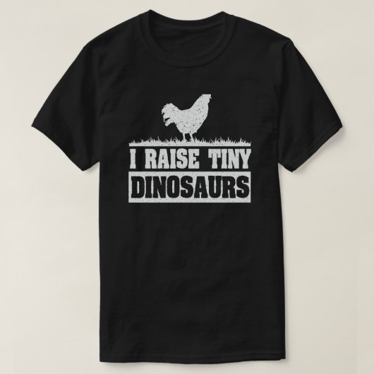 T-SHIRT J'ÉLÈVE DE PETITS DINOSAURS CHICKKLOVER (Design devant)