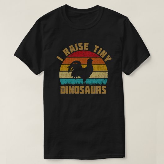 T-SHIRT J'ÉLÈVE DE PETITS DINOSAURS CHICKKLOVER (Design devant)