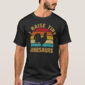 T-SHIRT J'ÉLÈVE DE PETITS DINOSAURS CHICKKLOVER (Devant)