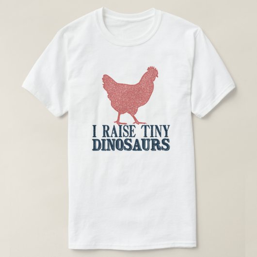 T-SHIRT J'ÉLÈVE DE PETITS DINOSAURS CHICKKLOVER (Design devant)
