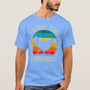 T-shirt J'élève des poulets de dinosaure Poultry Farmer T-
