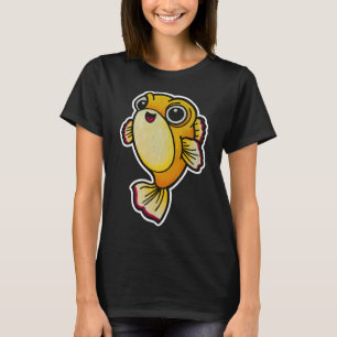 T-shirt Jelle le Poisson-globe pois (Enfants et Grand Prin