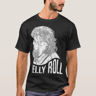T-shirt Jelly Roll Rétro blanc