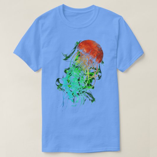 T-shirt Jellyfish colorée 1 (Design devant)