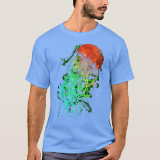 T-shirt Jellyfish colorée 1