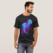 T-shirt Jellyfish Double Glow (Devant entier)
