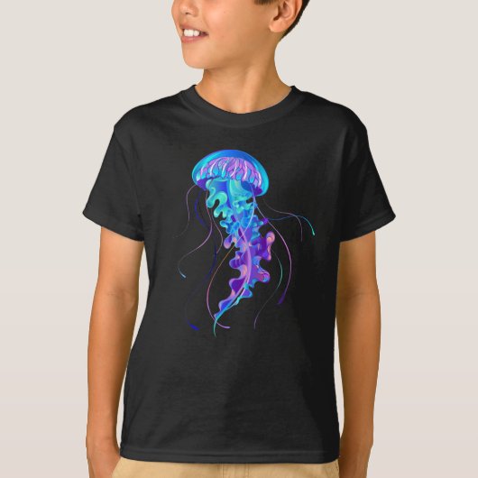 T-shirt Jellyfish éclatante couleur (Devant)