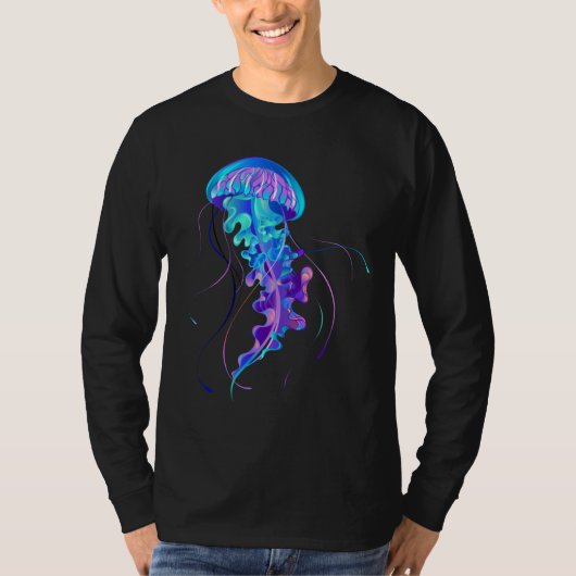 T-shirt Jellyfish éclatante couleur (Devant)