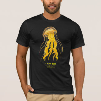 T-shirt Jellyfish Jaune : Je suis tellement gelée