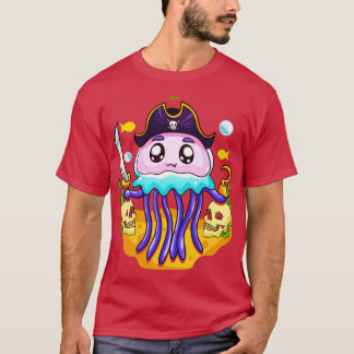 T-shirt Jellyfish Pirate Party