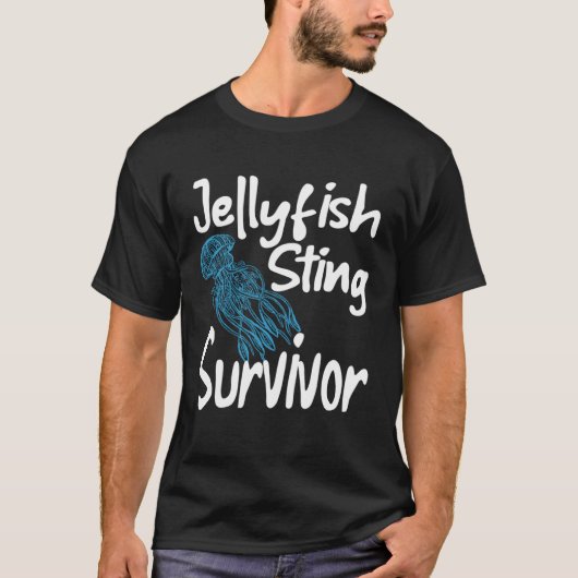 T-shirt Jellyfish Sing Survivor Sea Creatures Ocean Marine (Devant)