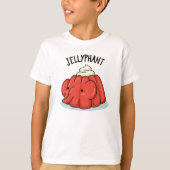 T-shirt Jellyphant Funny Elephant Jelly Pun (Devant)