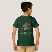 T-shirt Jemaa el-Fna Sérénade Marrakech Singe et Oiseau (Dos entier)