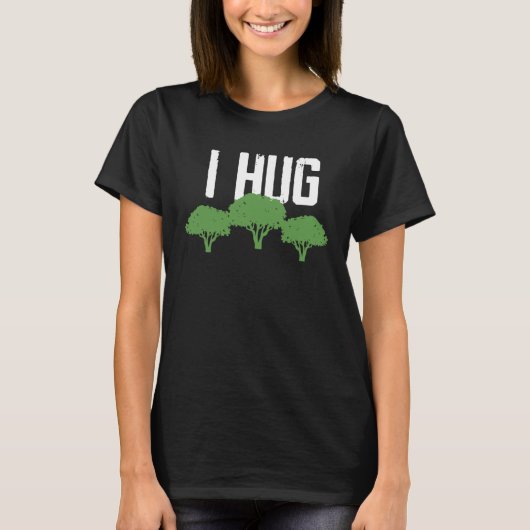 T-shirt J'embrasse les arbres écologiste de la conscience (Devant)