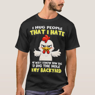 T-shirt J'embrasse les gens que je déteste de cette façon