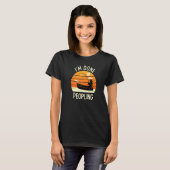 T-shirt J'en ai fini de fréquenter Pêche avec Dire (Devant entier)