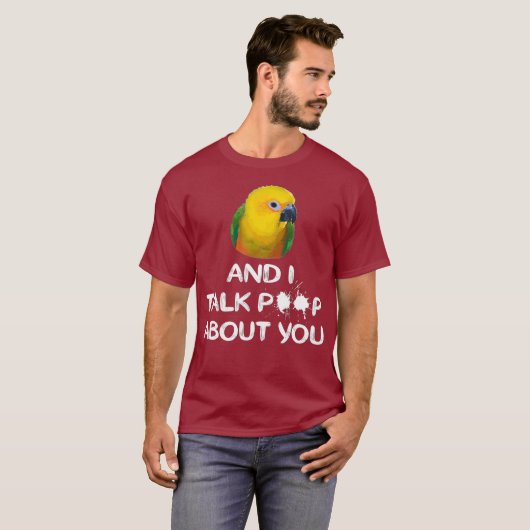 T-shirt Jenday Conure Shirt I et Conure Talk About You (Devant entier)