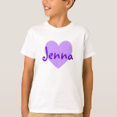 T-shirt Jenna en violet (Devant)