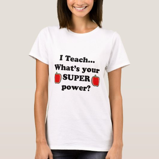 T-shirt J'enseigne (Devant)