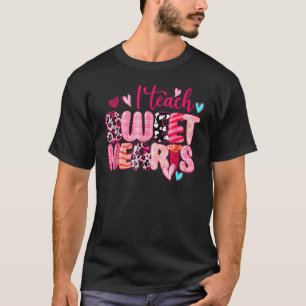 T-shirt J'enseigne aux amoureux Enseignant Saint Valentin