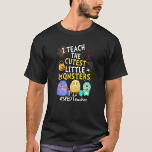 T-shirt J'enseigne aux plus mignons petits monstres Enseig