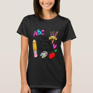 T-shirt J'enseigne aux tout-petits Remerciement des enseig