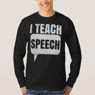 T-shirt J'Enseigne Citation Discours Pour Une Thérapie Lan