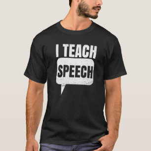 T-shirt J'Enseigne Citation Discours Pour Une Thérapie Lan