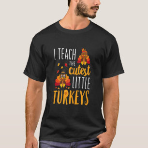 T-shirt J'Enseigne La Chemise À Déchets, Maître Thanksgi