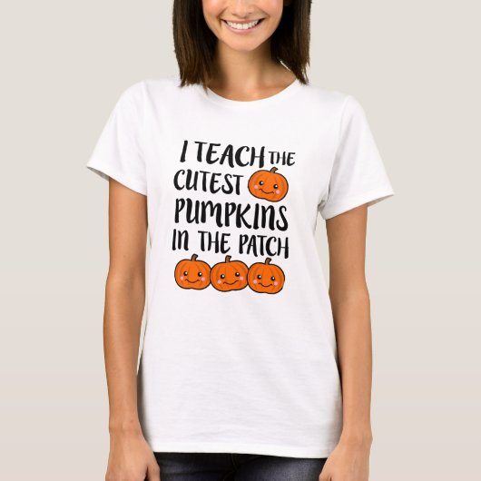 T-shirt J'enseigne la chemise de professeur de Halloween (Devant)