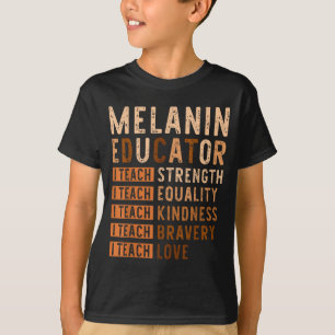 T-shirt J'enseigne l'amour Mois de l'histoire des Noirs Af