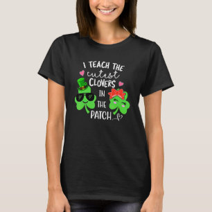 T-shirt J'Enseigne Le C Le Plus Cutest Dans Le Patch Ensei