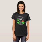 T-shirt J'Enseigne Le C Le Plus Cutest Dans Le Patch Ensei (Devant entier)