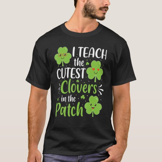 T-shirt J'Enseigne Le Cutest C Dans La Partie "Patch Teach (Devant)