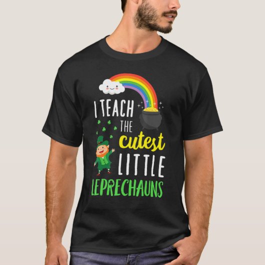 T-shirt J'Enseigne Le Petit Leprechauns Le Plus Croustilla (Devant)